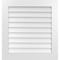 Ekena Millwork Vertical Surface Mount PVC Gable Vent: Non-Functional, w/3-1/2"W x 1"H, Standard Frame, 30"W x 32"H GVPVE30X3201SN - alternate 1